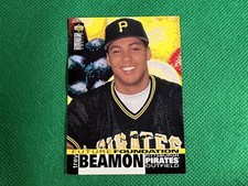 1995 Collector's Choice Silver Signature #36 Trey Beamon Pittsburgh Pirates