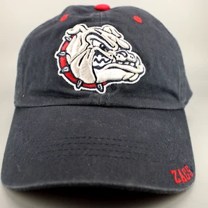 Gonzaga Bulldogs Hat Cap Blue Red Adjustable Strapback NCAA Baseball Plain Logo - Picture 1 of 10