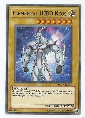 Elemental HERO Neos LCGX-EN008 Yu-Gi-Oh Card (Unl) New - Image 1 of 4