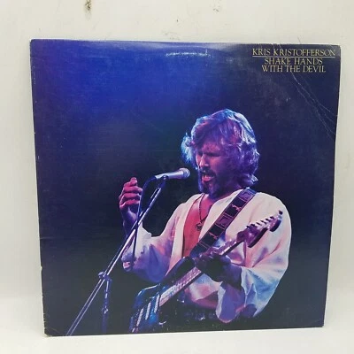 Kris Kristofferson: Shake Hands With The Devil Columbia Record JZ 36135 LP Vinyl - Image 1 of 4