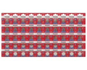 50 x FRESH NEW CR1620 Panasonic Lithium Button Cell Watch Battery ECR1620 1620 - Picture 1 of 2