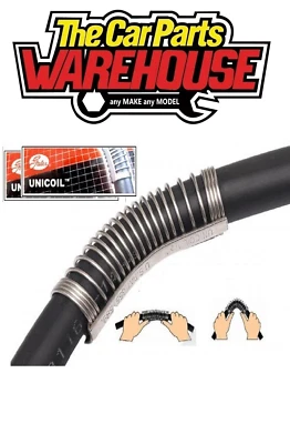 Gates Unicoil for up to 24mm hose Heater Bend Rubber Heater STAINLESS STEEL HOSE - Image 1 of 3