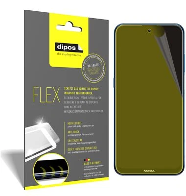 3x Screen Protector for Nokia X20 Protective Film covers 100% dipos Flex - Image 1 of 4
