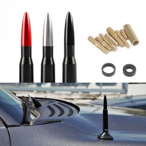 for TOYOTA TUNDRA TACOMA 50 CAL Bullet Style Antenna US Flag Mast Power AM/FM - Picture 1 of 16
