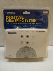 New ConairPhone Call Keeper Digital Answering Machine System Tapeless Recording - Picture 1 of 2