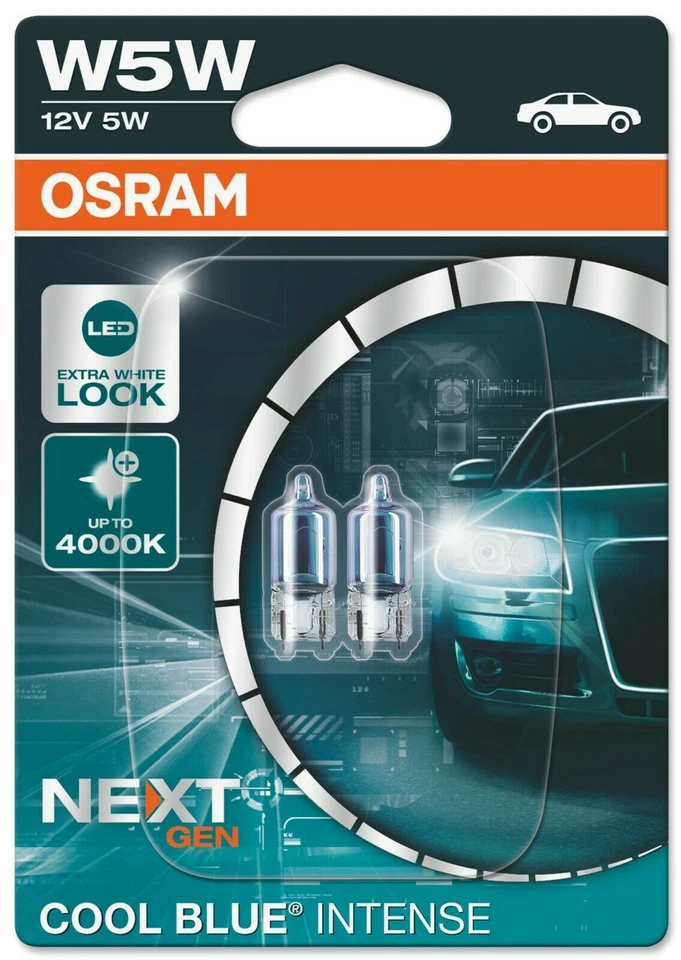 Osram Cool Blue Intense Standlicht Weiß Blau W5W Xenon Effekt BMW E36 E38 E46 - Bild 1 von 1
