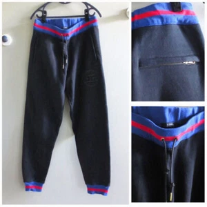 JOYRICH MEN'S 100% COTTON SWEATPANTS BLACK Sz-L - Picture 1 of 11