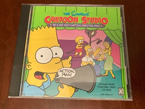 Cartoon Studio, The Simpsons, CD Rom PC 1996 Windows Macintosh w/ Manual - Picture 1 of 4