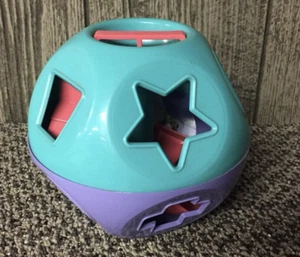 Tupperware Forma Juguete Bola Formas Amarillas Juguetes de Aprendizaje Aqua Púrpura Nuevo - Imagen 1 de 2