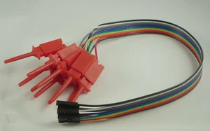 10X Test Hook Clips Pinzas de prueba - Imagen 1 de 2