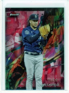 LUIS CASTILLO - Mariners - 2024 Topps Finest Red Refractor 1/10 #81 - Picture 1 of 2
