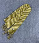 Vintage Scarf UCLA Yellow Black Stipped 92 x 4 inch