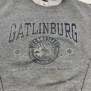 Vintage Gatlinburg Tennessee Crewneck Sweatshirt Smokey Mountains Men's Medium - Picture 1 of 11