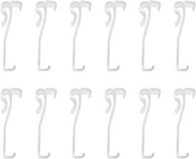 12 Pcs 2.5 Inch Valance Clips for Blinds, Hidden Blind Clips, Hidden Channel - Image 1 of 4