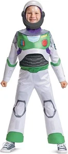 Kids Deluxe Disney Buzz Lightyear Costume Boys Toy Story Astronaut Fancy Dress - Picture 1 of 7