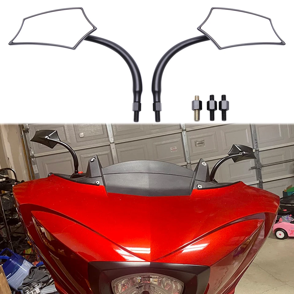 Espelhos retrovisores de motocicleta para Victory Cross Country Roads Ness Vegas Jackpot - Imagem 1 de 4