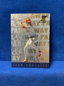 1997 Juan Gonzalez Pinnacle X-Press Far and Away Foil - Texas Rangers - Card# 6 - Picture 1 of 2