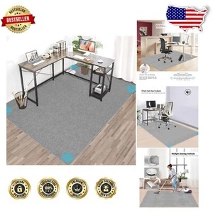 Alfombrilla ecológica de 4 mm para alfombras - Protección para silla de oficina 55" x 63" - Imagen 1 de 9