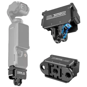 Quick Release Mount Adapter for DJI Osmo Pocket 3 Magnetic 1/4 Screw Port - Picture 1 of 8