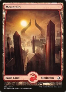 1x - MOUNTAIN - #253 - Full Art - Amonkhet - NM MTG - Bild 1 von 1