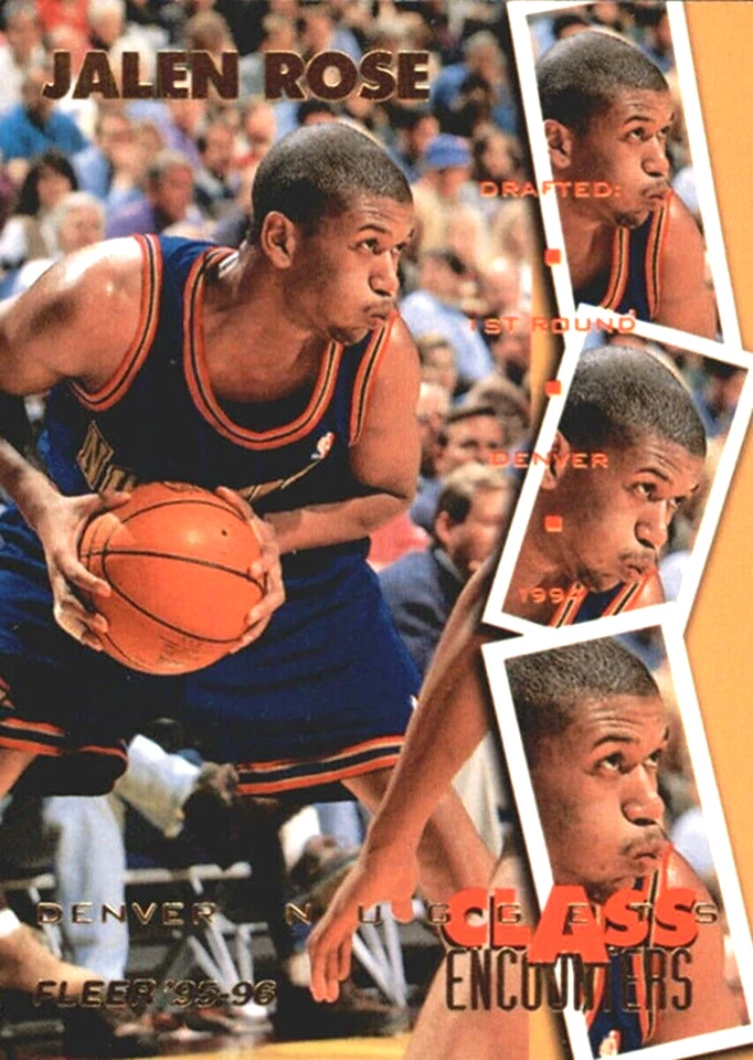 1995-96 Fleer Class Encounters #17 Jalen Rose Denver Nuggets Foto 1 de 1