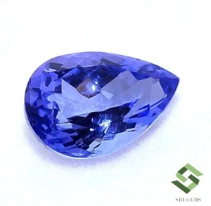 10.50x7 mm Certified Natural Tanzanite Pear Cut 2.31 CTS Faceted Loose Gemstone - Picture 1 of 7