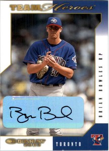 2003 Donruss Team Heroes Autographs #536 Brian Bowles Auto 