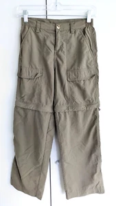White Sierra Convertible Cargo Pants Tan Youth Size M - Picture 1 of 10