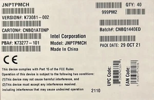 Intel JNPTPMCH Trusted Platform Module 2.0 NEW BROWN BOX - Picture 1 of 1