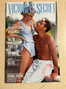Couverture sexy vintage Victoria's Secret 1988 vente privée catalogue lingerie
