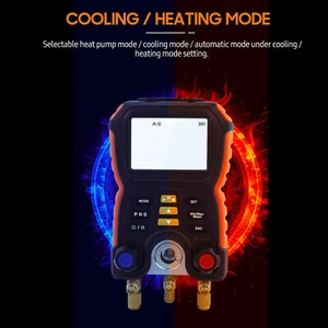Air Conditioning Pressure Gauge Electronic Manifold Refrigeration System Tester - Picture 1 of 11
