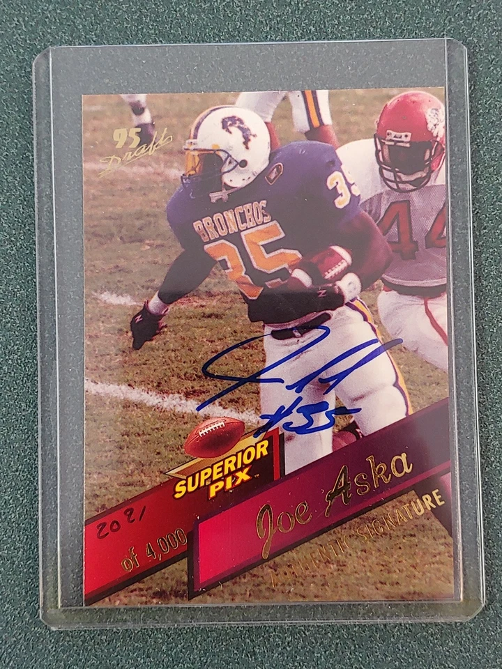 1995 Superior Pix Joe Aska Autographed Card - #2021/4000 - Image 1 of 1