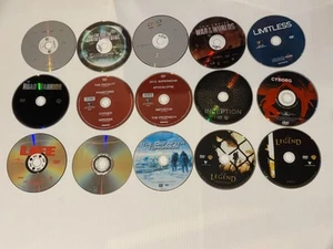 DVD Disc Only Lot Bundle 15 Piece SCI FI Movies Thriller Suspense Psychological - Picture 1 of 9