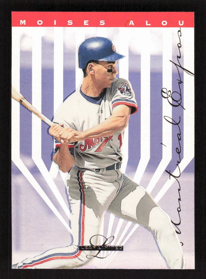 Moises Alou 1995 Leaf Limited #158 Montreal Expos - Image 1 of 2