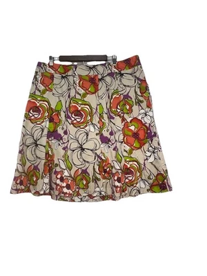 Lane Bryant Women’s Size18 Plus Floral A-Line Skirt Stretch Colorful Fairy Isle - Image 1 of 4