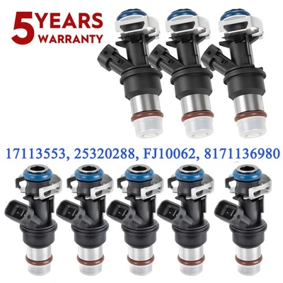 Inyector de combustible 8 piezas para Chevrolet Silverado 2500 HD/3500 / Suburban 2500 2001-2006 Foto 1 de 4