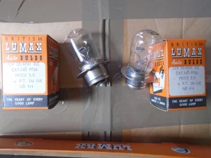 Zwei (2) 50 W/40 W 12 V Scheinwerferlampen für britische Oldtimer - Bild 1 von 2