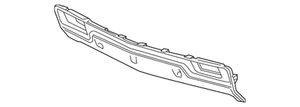 Genuine GM Front Bumper Intermediate Filler 23126910 - Picture 1 of 3
