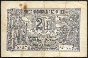 Roumanie - Ferdinand Ier - billet de 2 lei 15-03-1915 ! P#18 - Picture 1 of 2