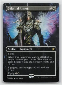 Celestial Armor (Borderless) R Foundations 295 NM - Picture 1 of 2