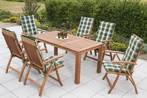 MX Gartenmöbel Set Comodoro 13 tgl. Holz Terrassenmöbel Esstischgruppe Balkon - Bild 1 von 7