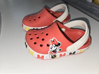 Minnie Mouse Crocs Tollder Size 6 Toddler Girls - Image 1 of 4