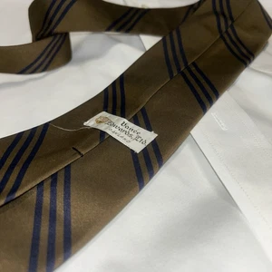 VTG Vance Edwards's Ltd Men's VTG Repp Stripe Tie HANDSEWN In USA By Talbott - Picture 1 of 11