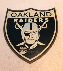 1966 AFL Oakland Raiders Original Wall Herald Plakette SELTEN RARITÄT - Bild 1 von 4