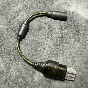 Original Microsoft XBOX Cableado Gamepad Joypad Breakaway Verde Cable Adaptador - Imagen 1 de 5