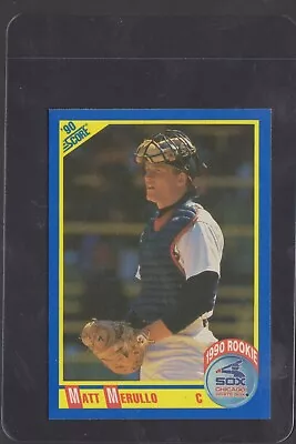 1990 SCORE MATT MERULLO/GOOSE GOZZO #610 1/1 SUPER RARE ERROR CARD MINT - Image 1 of 2