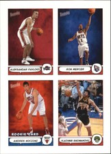 2004-05 Bazooka 4-on-1 Stickers #52 Pavlovic/Ron Mercer/Nocioni/Radmanovic