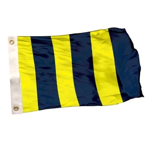 EDER SIGNAL CODE NAUTISCHE FLAGGE 2' x 2' Buchstabe G GOLF ICOS Größe 3 Messing Tüllen - Bild 1 von 5