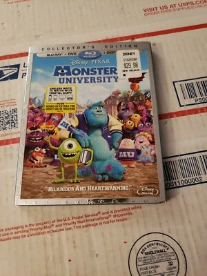 Disney Pixar Monsters University Blu-ray DVD Collectors Edition Slipcover NEW - Image 1 of 4