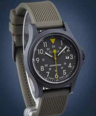 Timex TW4B30000, Men's "Expedition" Green Strap Watch, Acadia, Indiglo, Date,NEW - Image 1 of 2